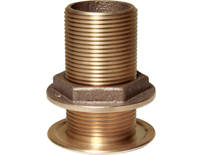 Maestrini Bronze Through Hull Fitting Domed 11/4" BSP 2051G 11/